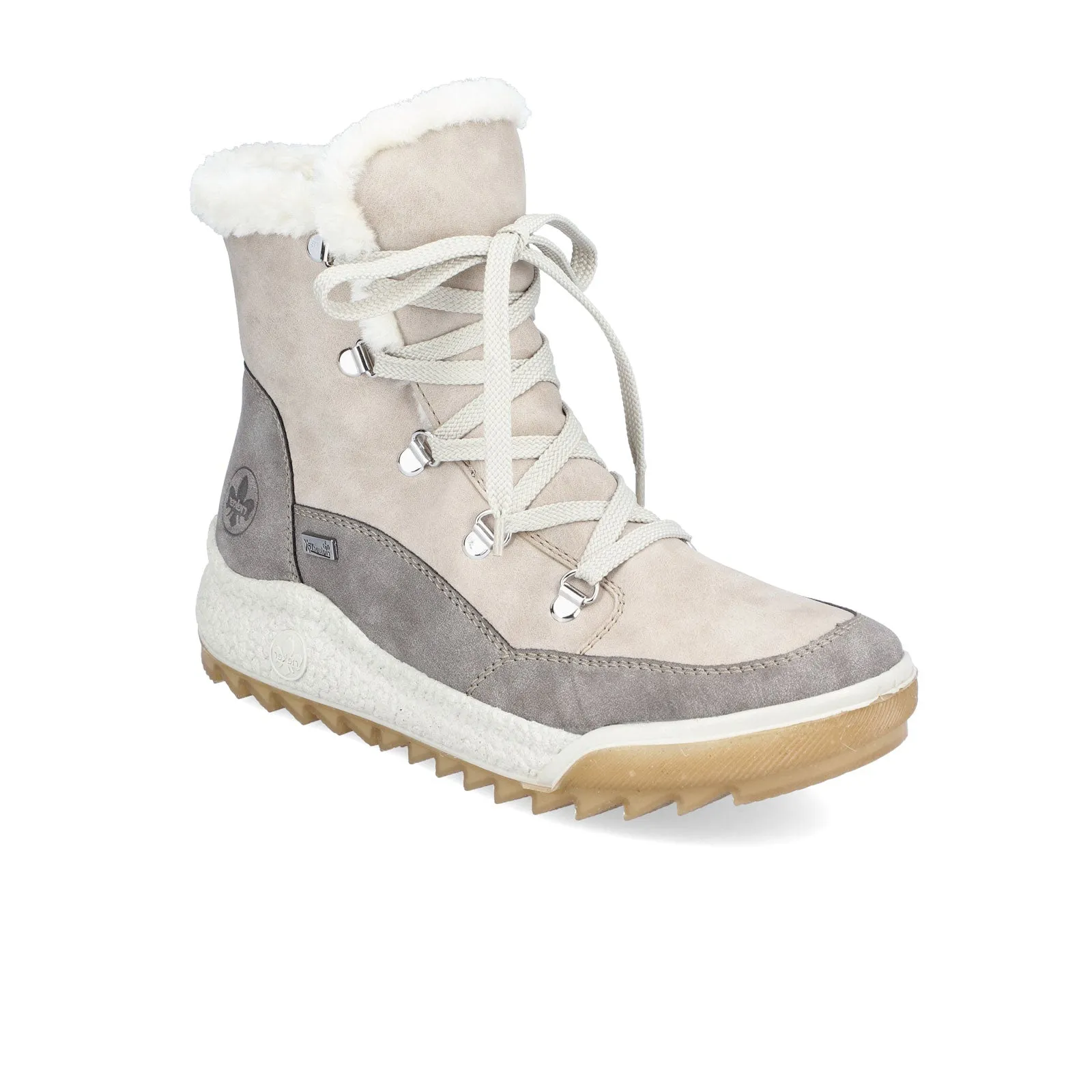 Rieker Y4744-61 Aria Mid Winter Boot (Women) - Grey/Mushroom