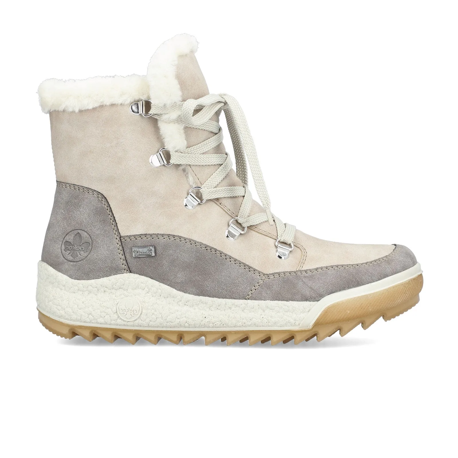 Rieker Y4744-61 Aria Mid Winter Boot (Women) - Grey/Mushroom