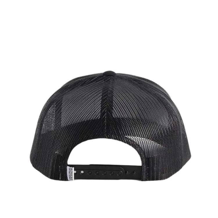 Ringers Western Signature Bull Trucker - Black with Black & White Patch