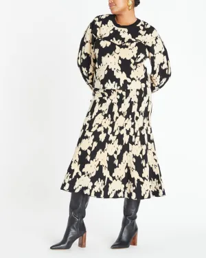 Ripley Knit Skirt | Pebble/Black