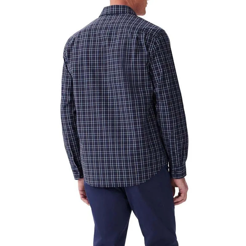 R.M.Williams Classic Mens Shirt - Navy/Red/Cream