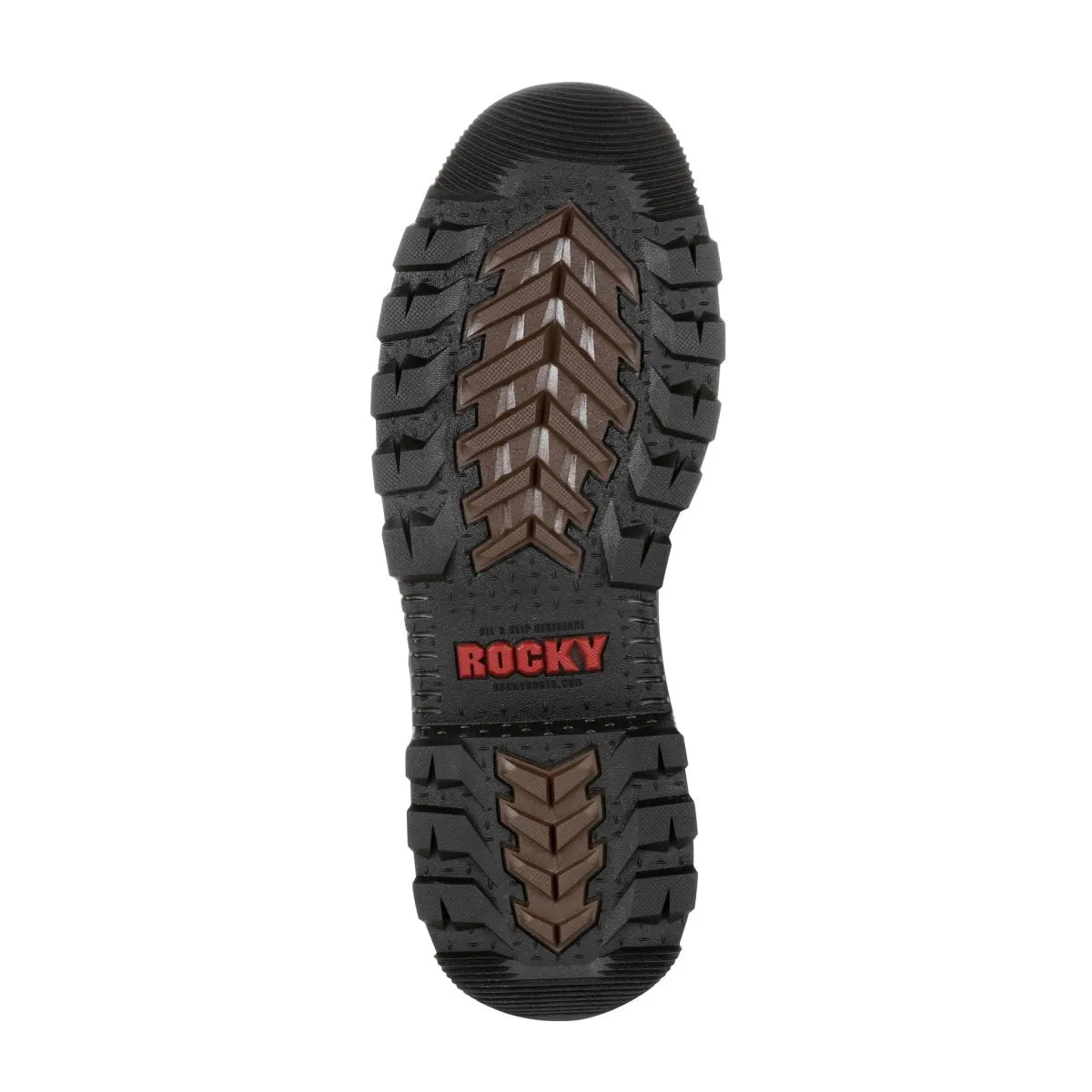 Rocky Rams Horn Men's Composite Toe Waterproof 800G Insulated Work Boots Rkk0284 In Brown