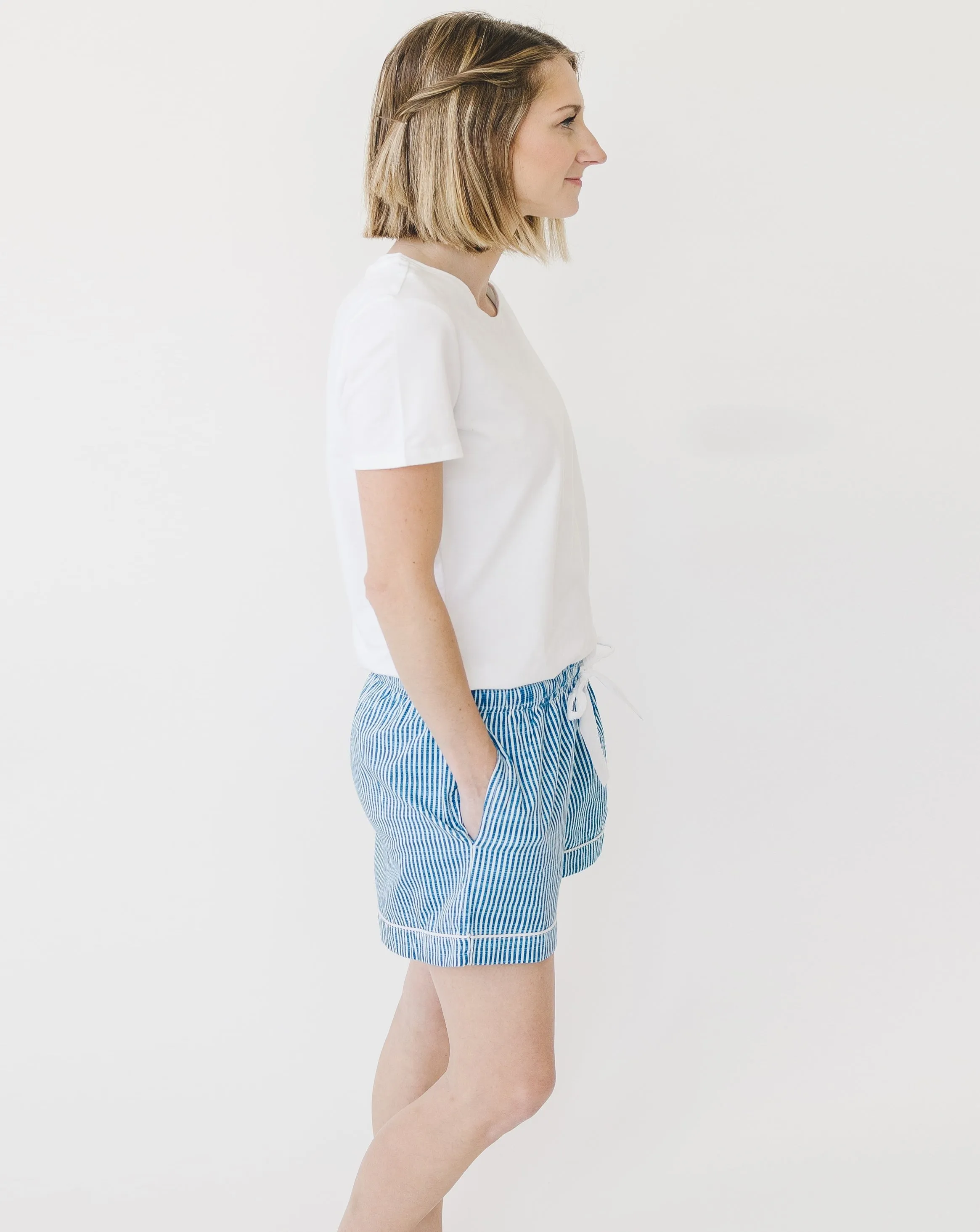 Rosa Ocean Stripe Womens Shorts