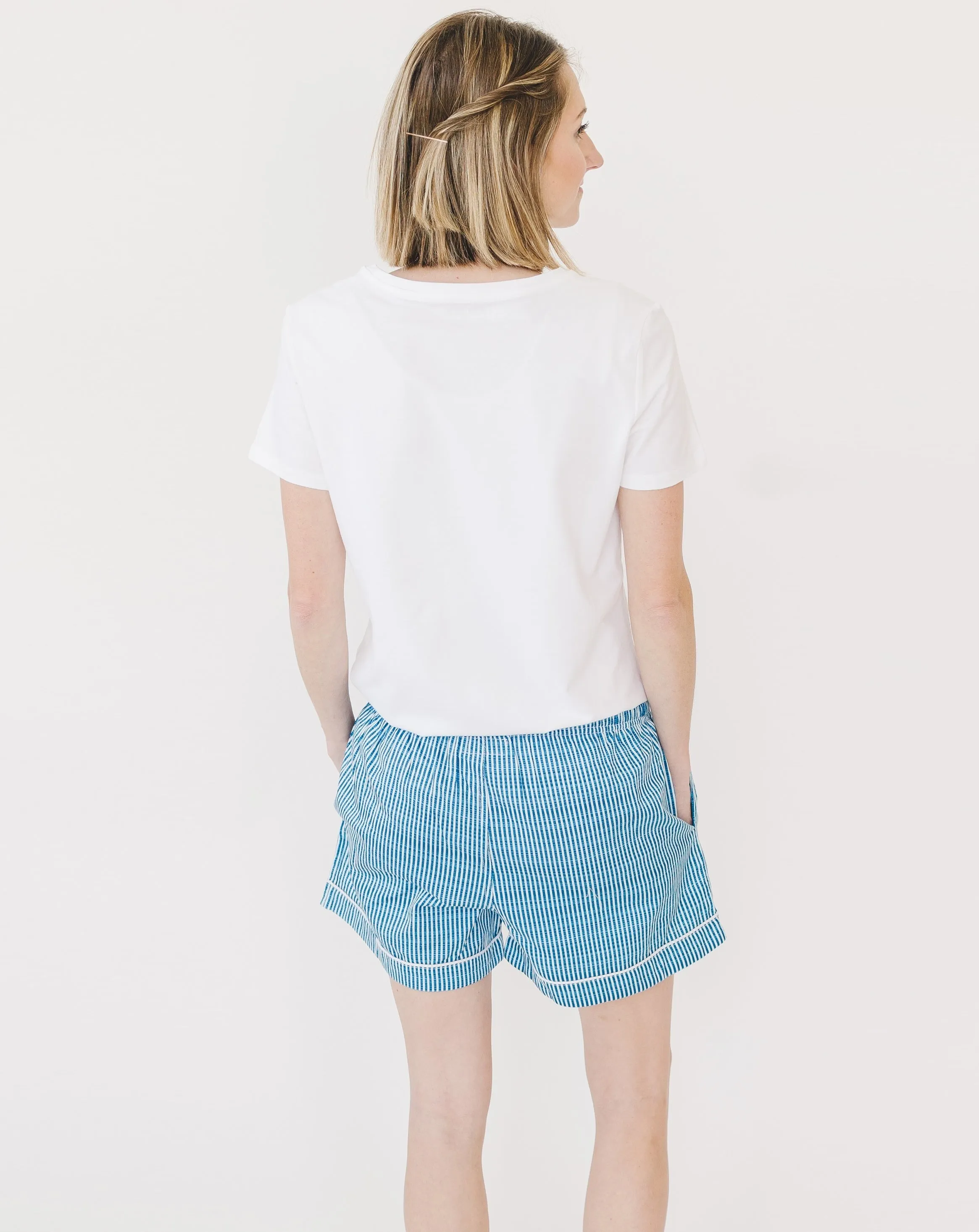 Rosa Ocean Stripe Womens Shorts