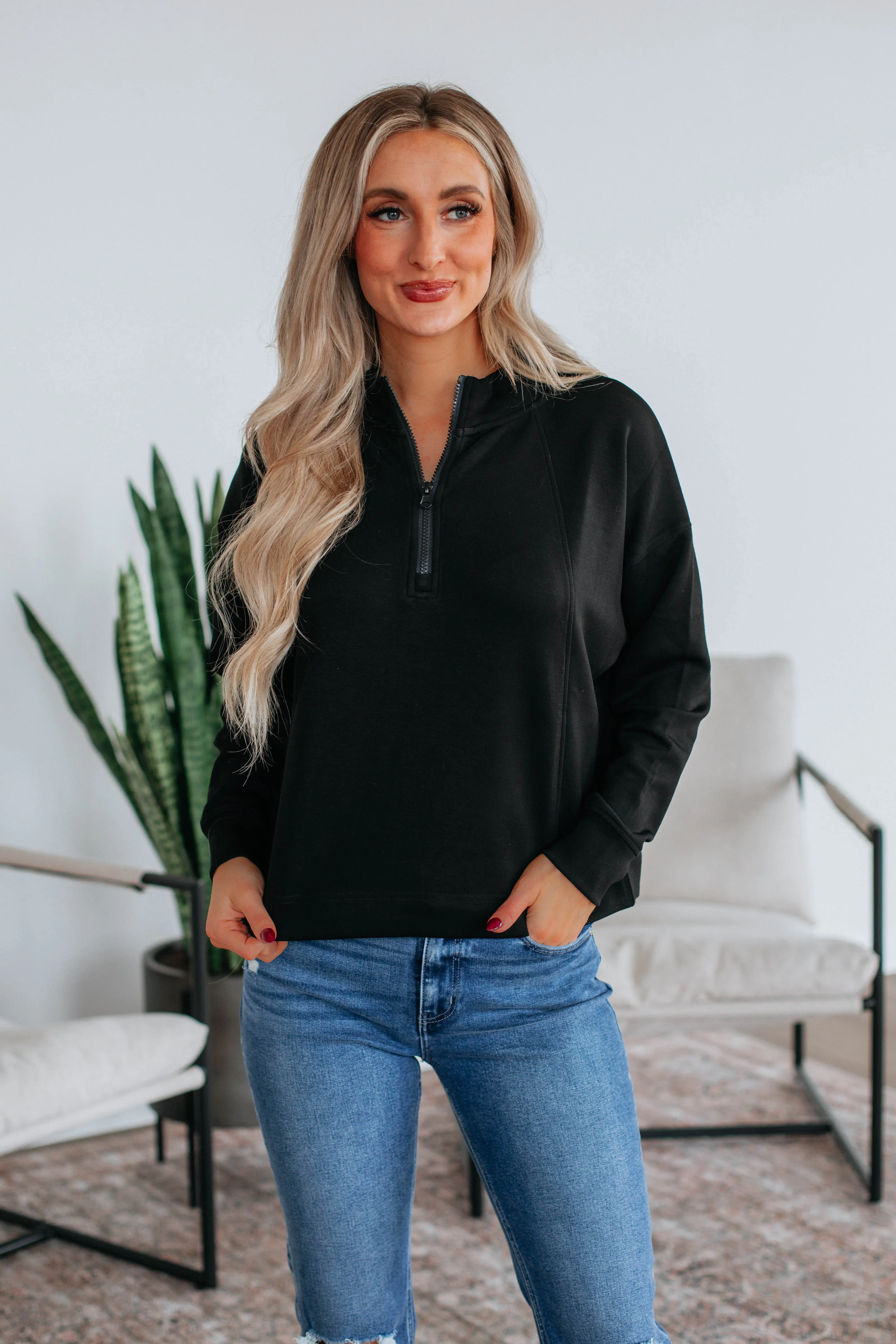 Rosanna Lounge Pullover - Black