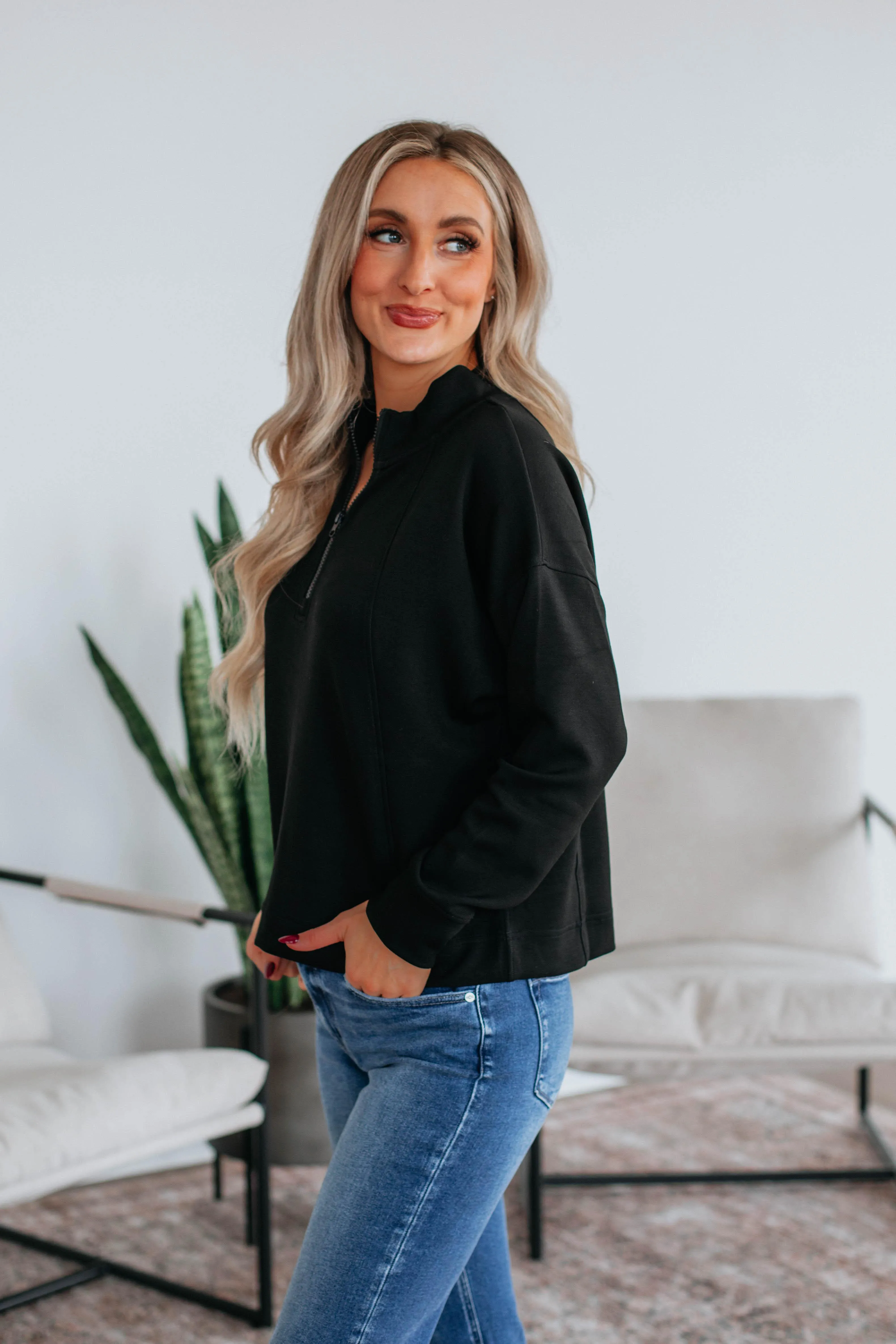 Rosanna Lounge Pullover - Black