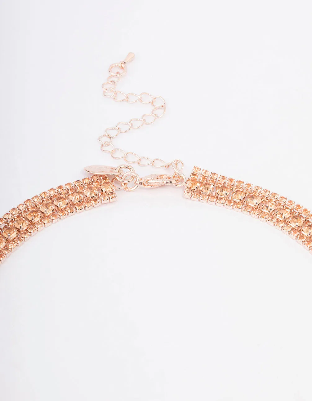 Rose Gold Cupchain Layered Necklace