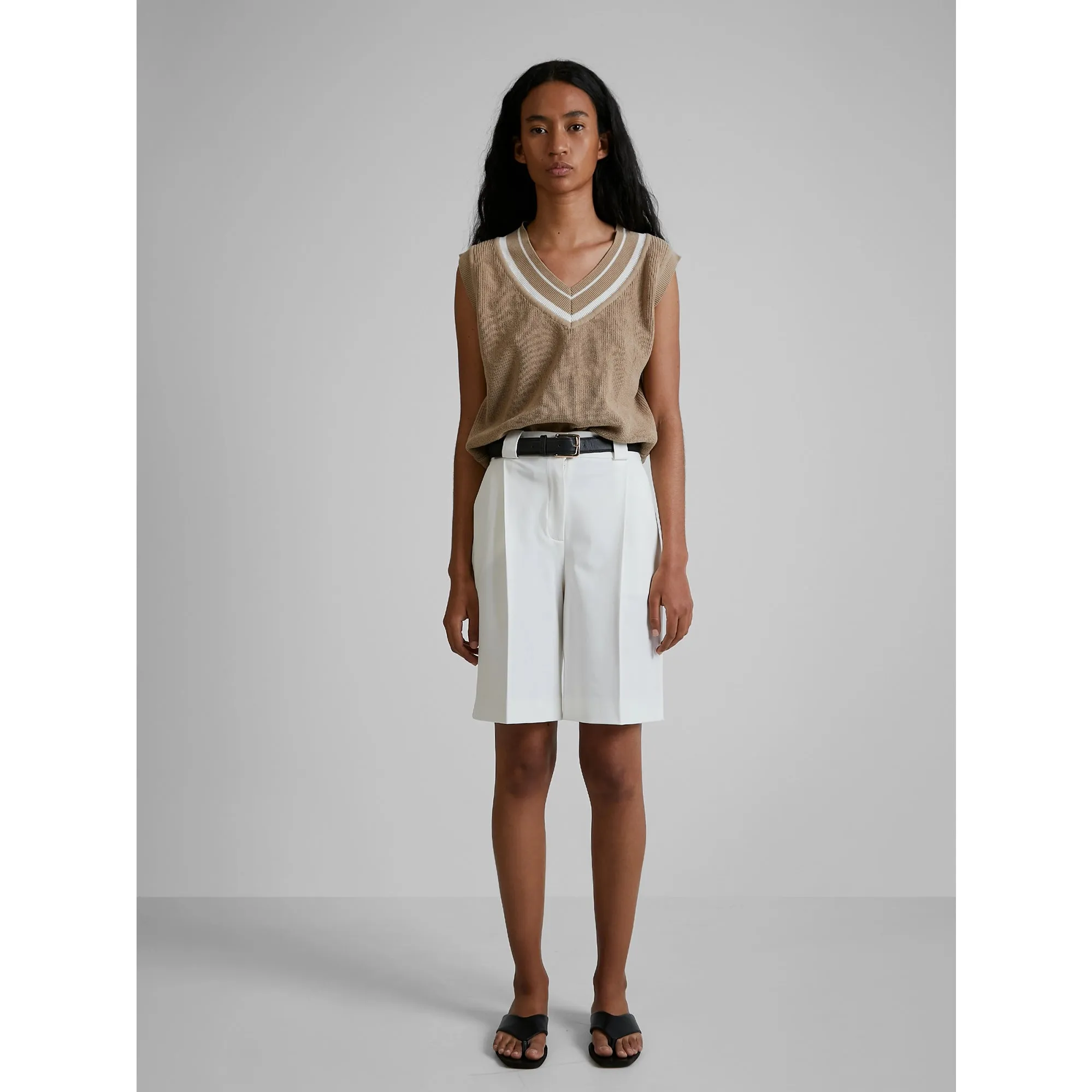 Roti Knit Vest | Camel