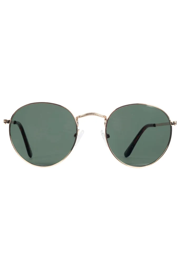 Round Sunglasses _ 152958 _ Gold