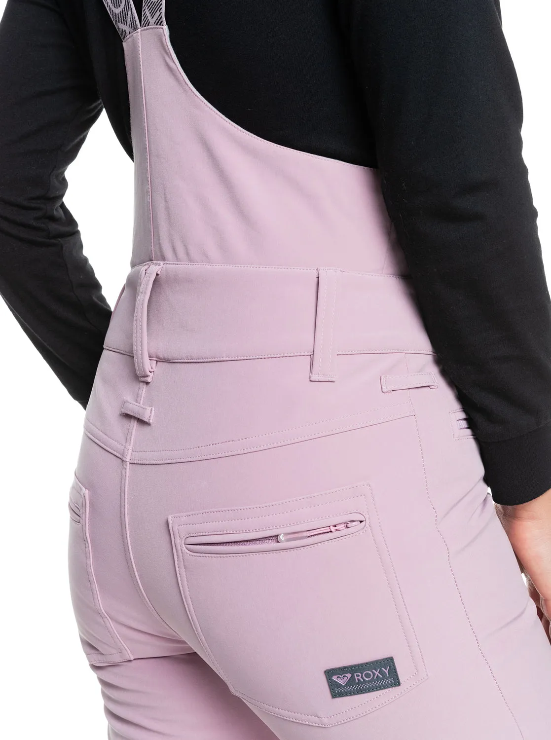 Roxy Summit Womens Bib Pants Dawn Pink