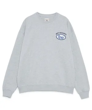 Roy Roger’s X Dave’s New York Collab Crew Neck Sweatshirt - Grey Melange