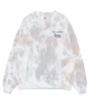 Roy Roger’s X Dave’s New York Collab Crew Neck Sweatshirt - Grey Tie Dye