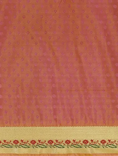 RR Women's Resham Silk Powerloom Saree (RR-BMB001-DEEP PINK)