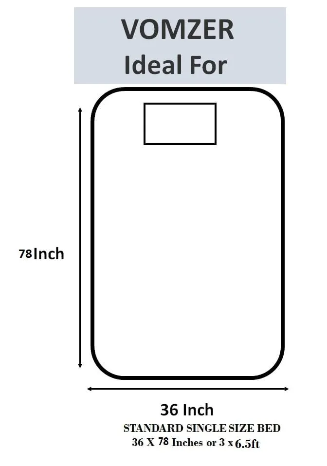 RRC Gless Cotton Elegant Polycotton Elastic Fitted Bedsheet With 1 Pillow Cover,36X78 (Inches) Elastic On All Around Side To Grip The Mattress, Blue