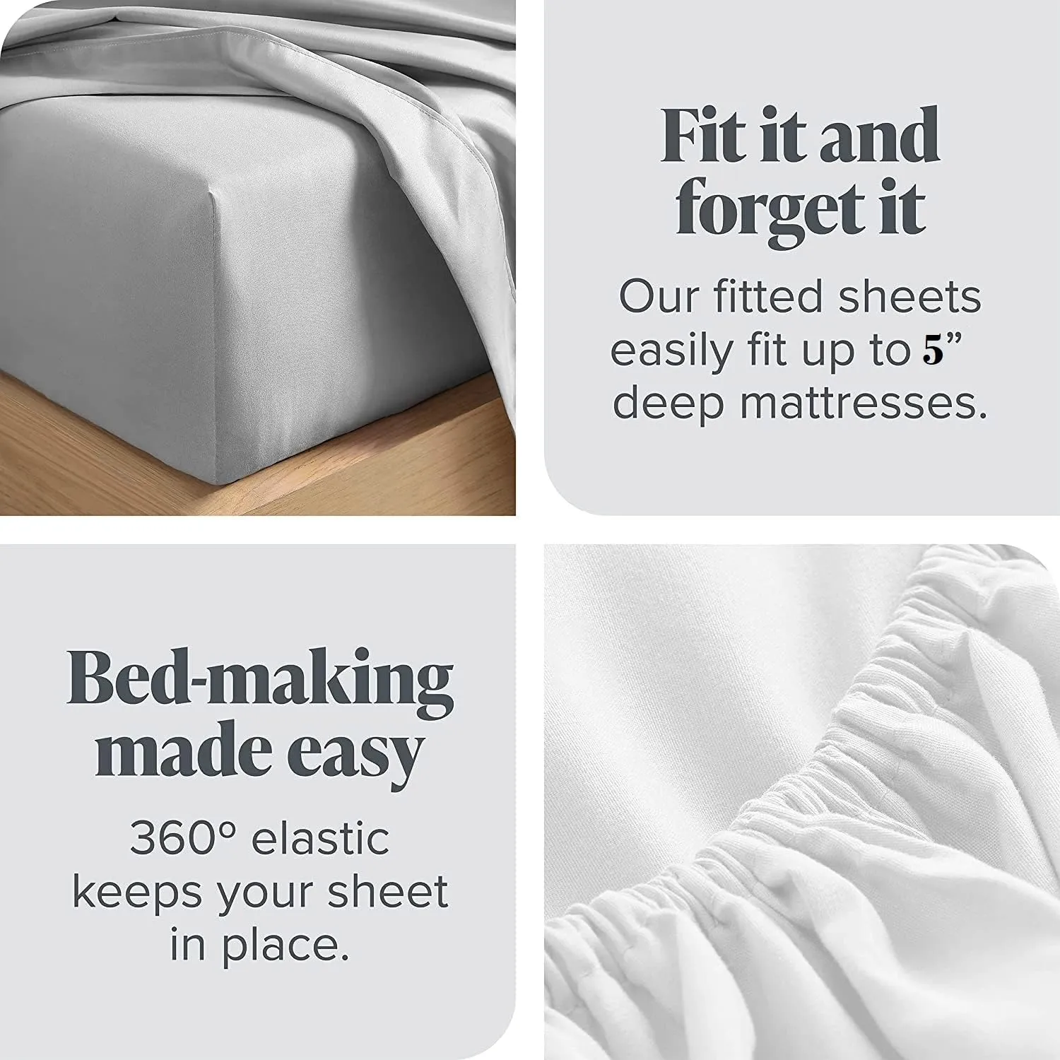 RRC Gless Cotton Elegant Polycotton Elastic Fitted Bedsheet With 1 Pillow Cover,36X78 (Inches) Elastic On All Around Side To Grip The Mattress, Blue
