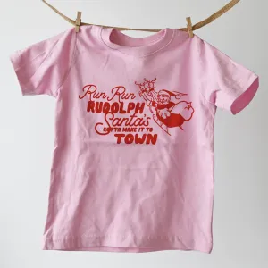 Run Run Rudolph Kid's Tee