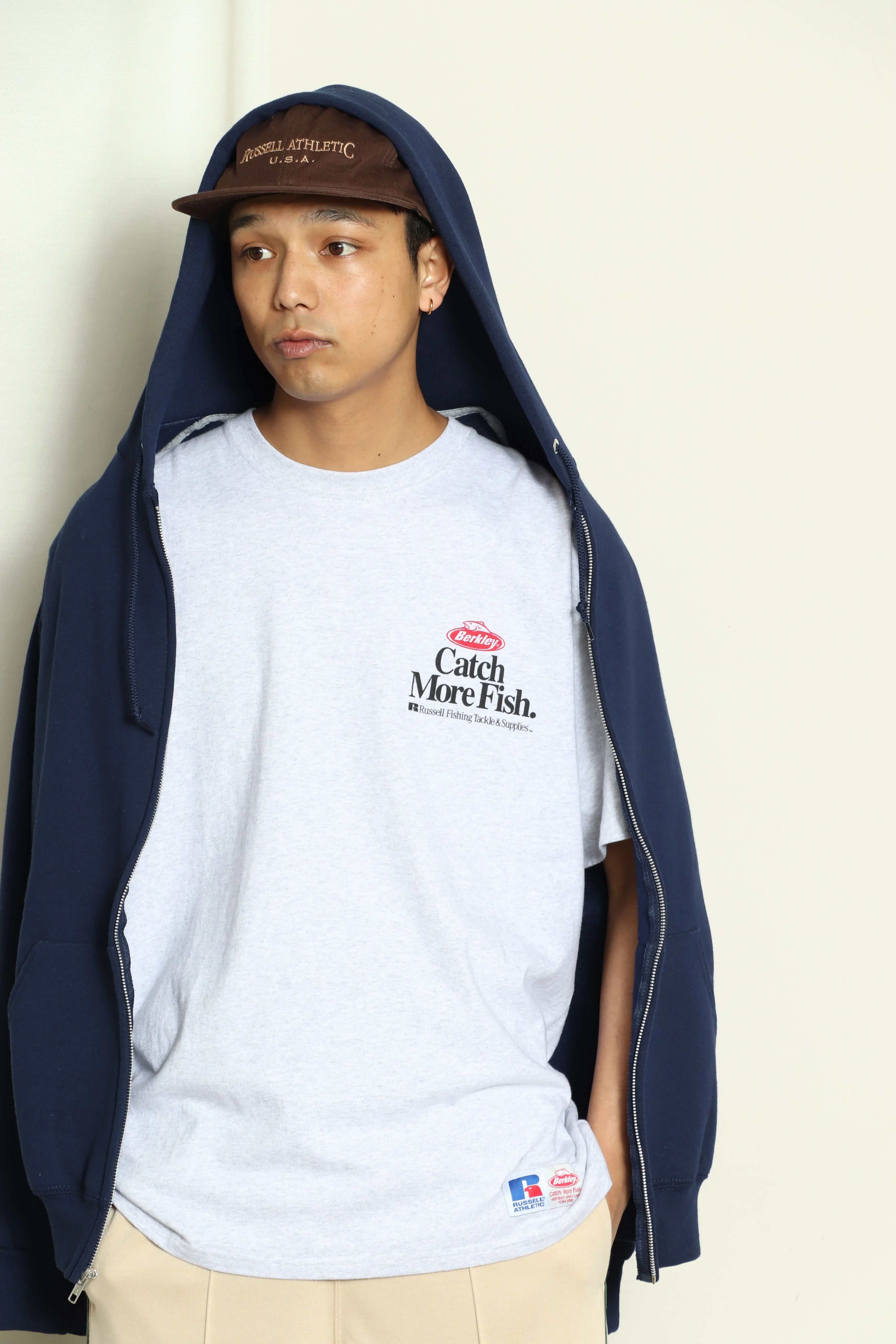 Russell×Berkley® Heavy Cotton Jersey S/S T〈RBK-2401〉RUSSELL ATHLETIC