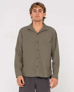 Rusty Overtone L/S Linen Shirt