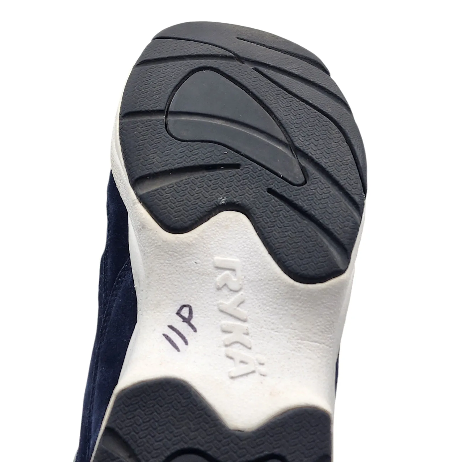 Ryka Shoes Womens 10 Nitracel Walking Navy Blue Suede Comfort Sneakers Catalyst