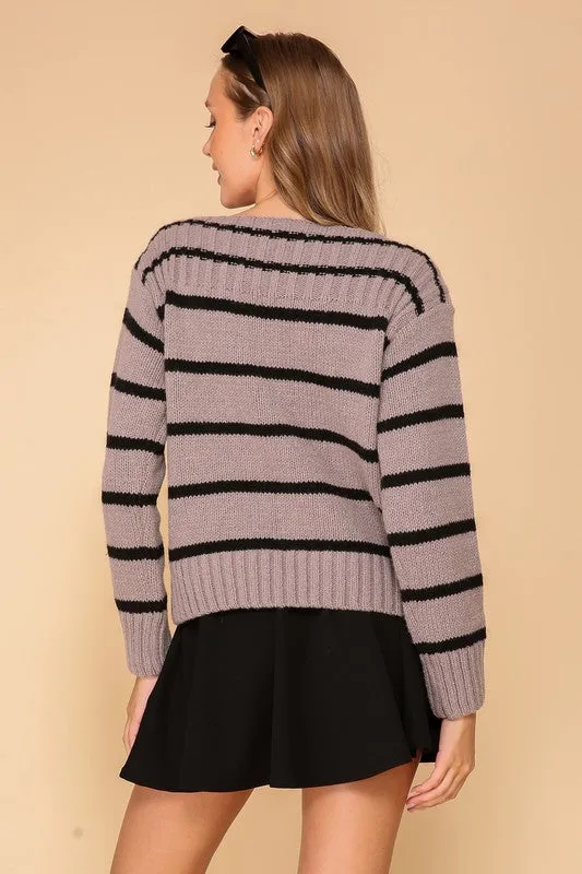 Sail Away Boatneck Sweater