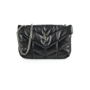 Saint Laurent Toy Puffer Bag Black