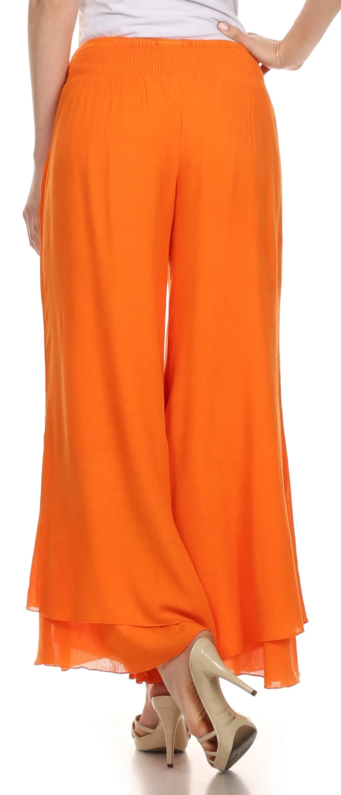 Sakkas Blaire Classic Flare Wide Leg Palazzo Beach Pant