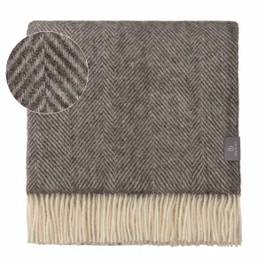 Salantai Wool Blanket [Grey/Cream]
