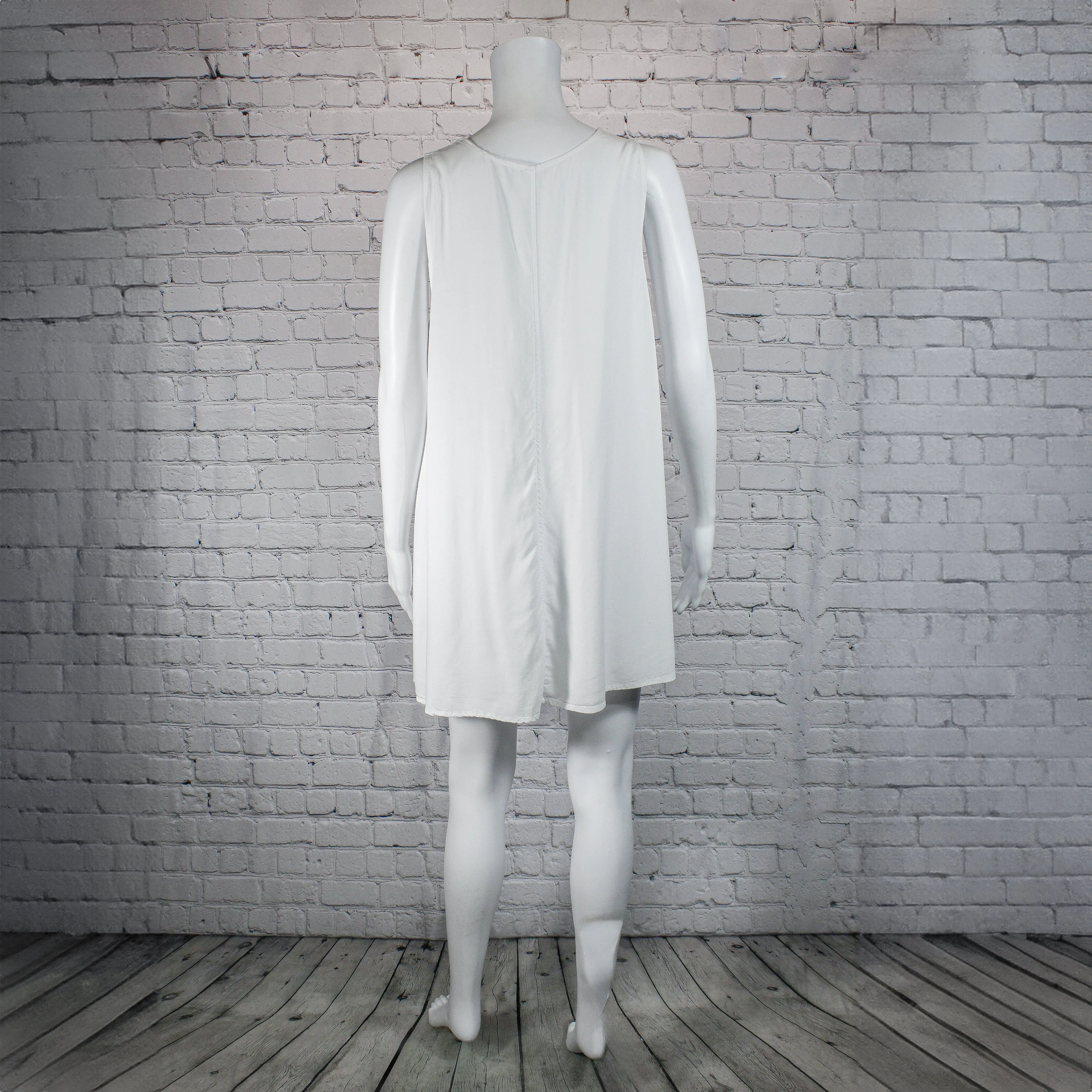 SALE! Circle Tunic in White Rio by Paper Temples