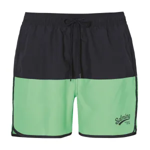 Salming Men&#x27;s Cooper Original Swimshorts Navy/Mint | Buy Salming Men&#x27;s Cooper Original Swimshorts Navy/Mint here | Outnorth