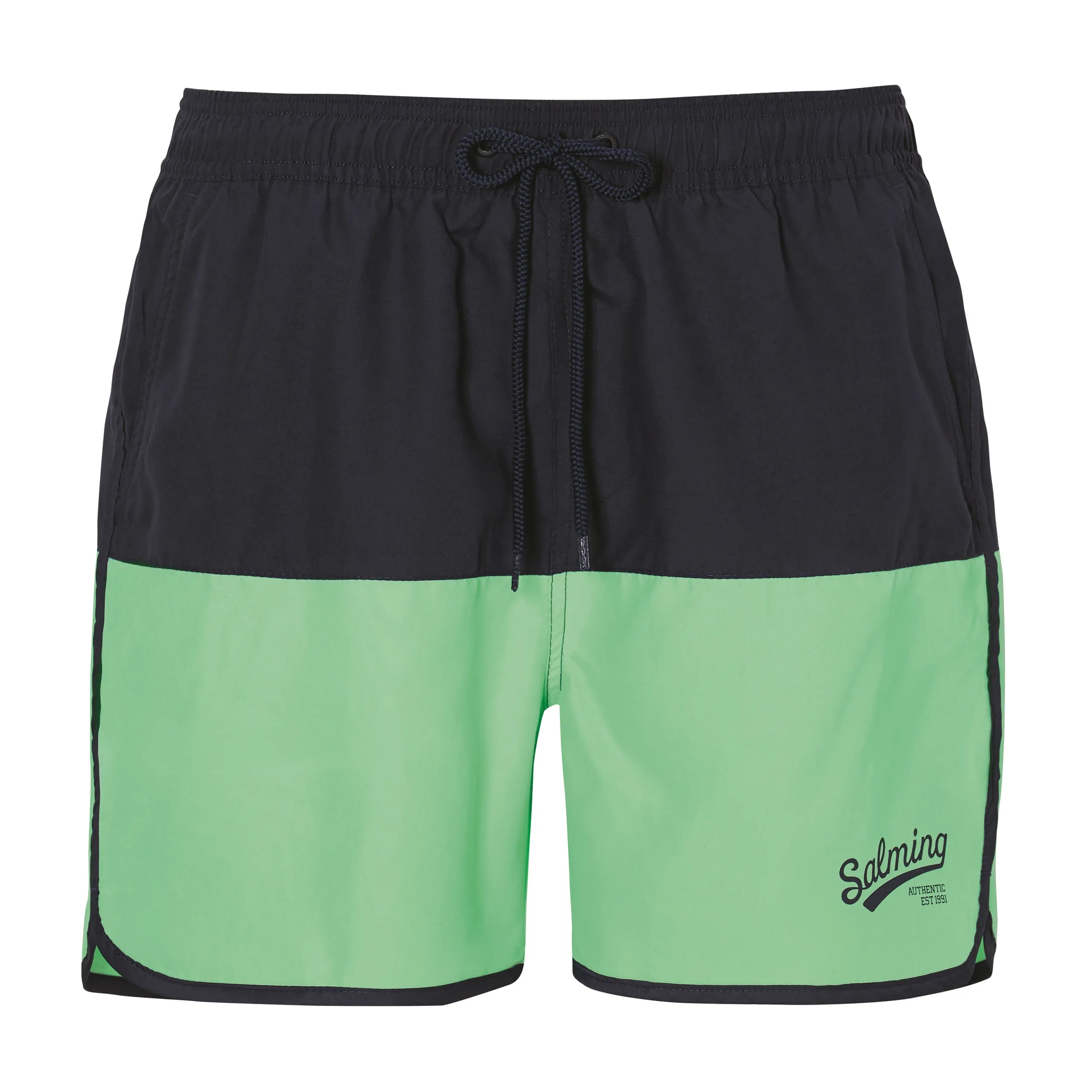 Salming Men&#x27;s Cooper Original Swimshorts Navy/Mint | Buy Salming Men&#x27;s Cooper Original Swimshorts Navy/Mint here | Outnorth