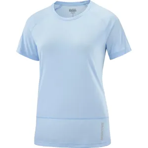 Salomon Women&#x27;s Cross Run Tee Chambray Blue/Heather | Buy Salomon Women&#x27;s Cross Run Tee Chambray Blue/Heather here | Outnorth