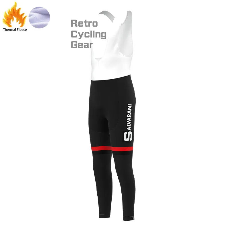 SALVARANI Blue Fleece Retro Cycling Kits