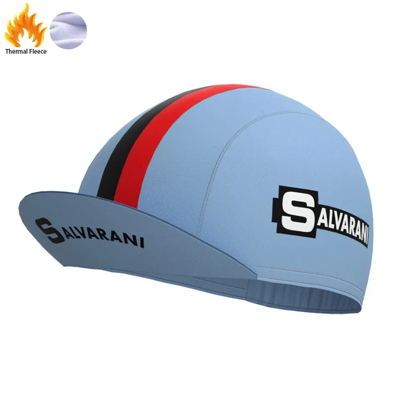 SALVARANI Blue Fleece Retro Cycling Kits