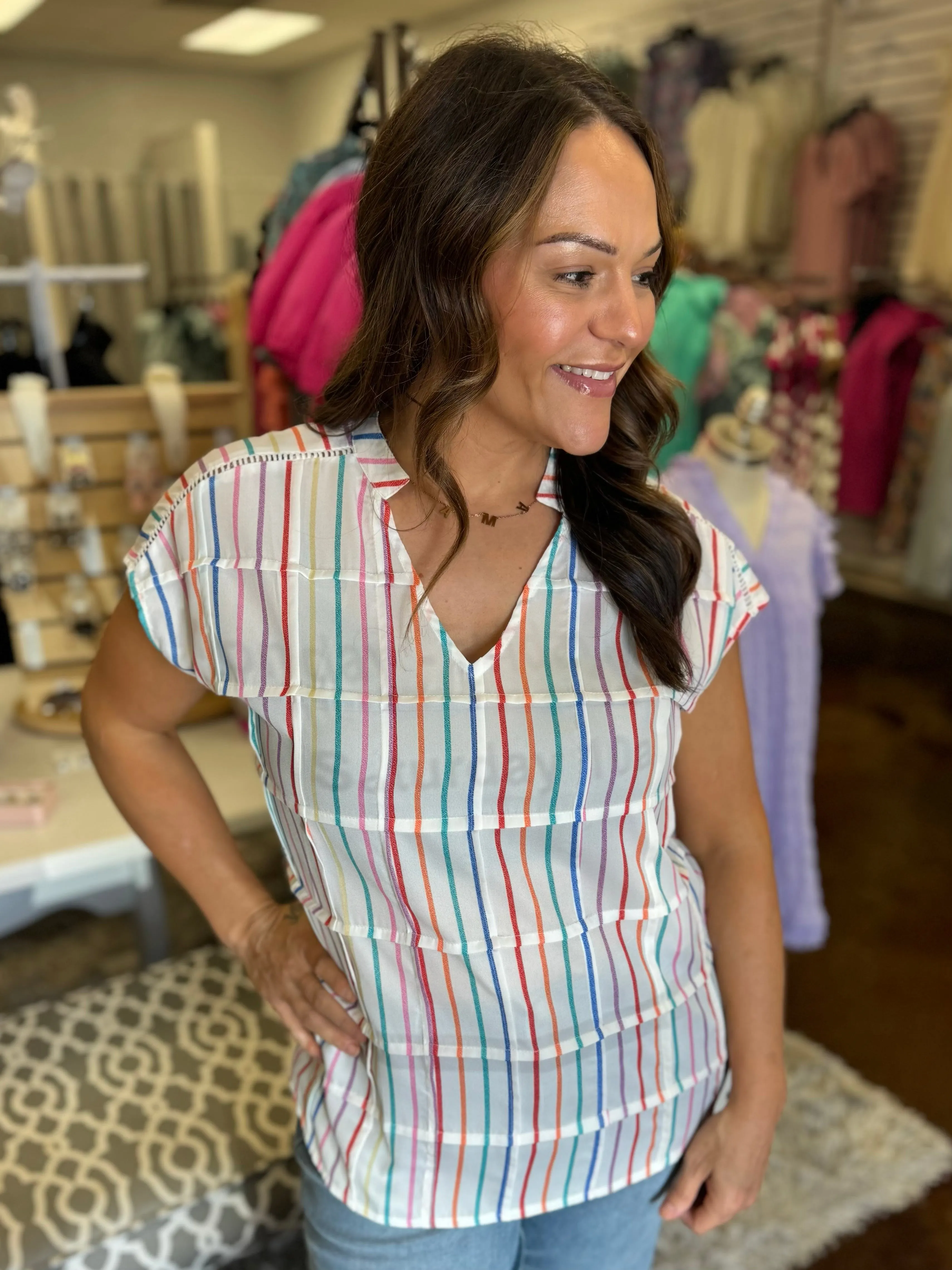 Sam Striped Top