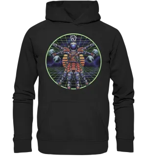 Samurai Astronaut: Vitruvian Gains - Basic Unisex Hoodie