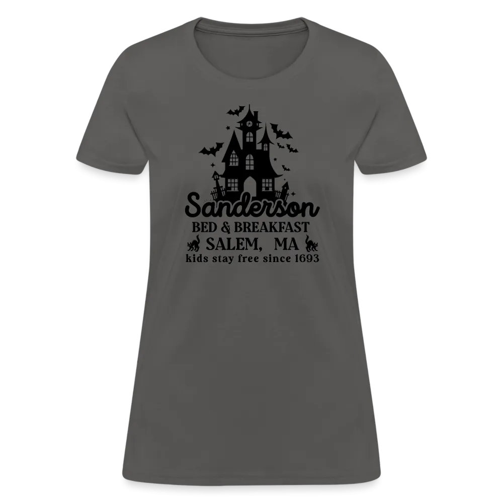 Sanderson Bed & Breakfast Salem MA Women's Contoured T-Shirt (Halloween)