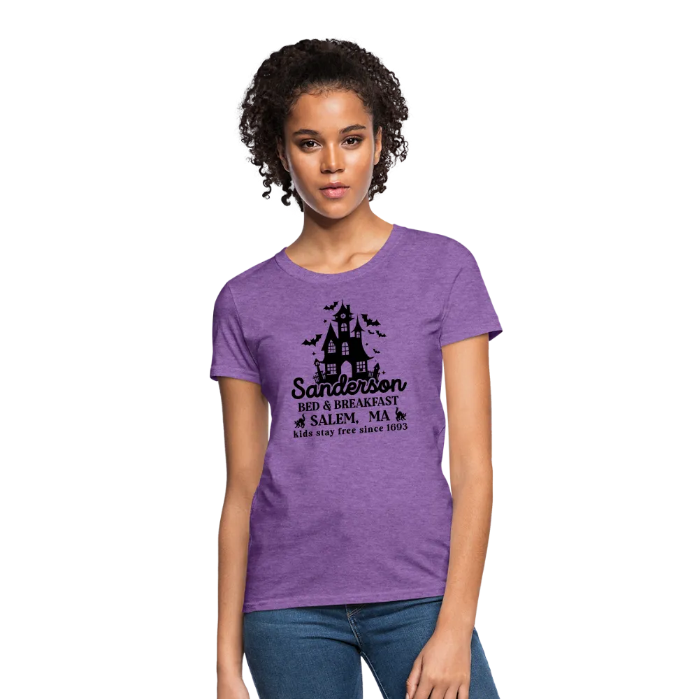 Sanderson Bed & Breakfast Salem MA Women's Contoured T-Shirt (Halloween)