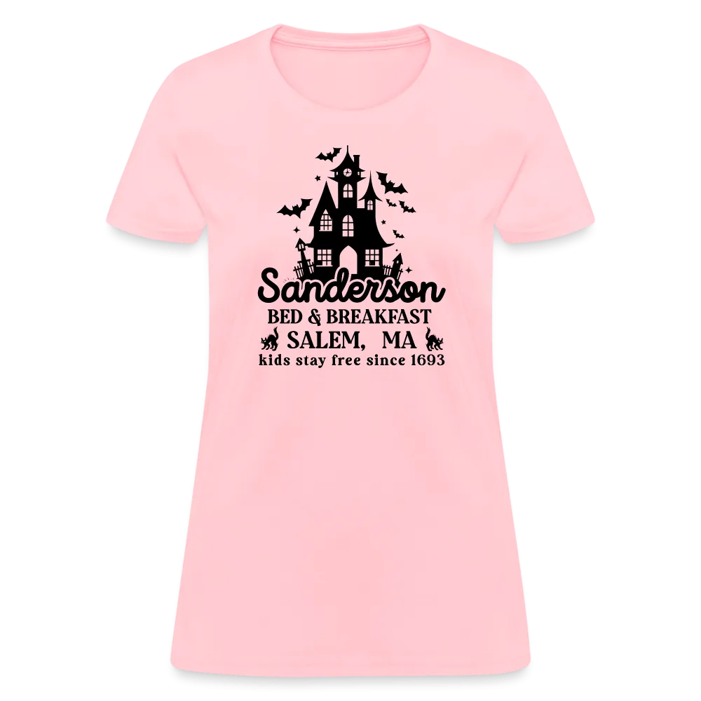 Sanderson Bed & Breakfast Salem MA Women's Contoured T-Shirt (Halloween)