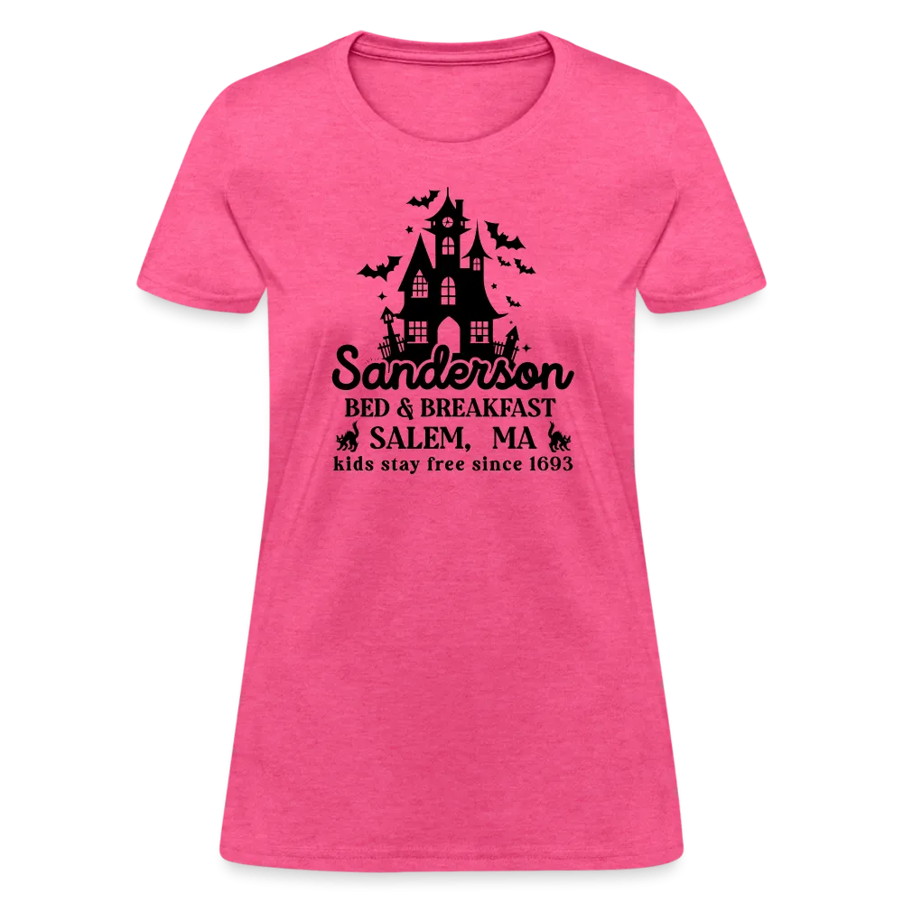 Sanderson Bed & Breakfast Salem MA Women's Contoured T-Shirt (Halloween)