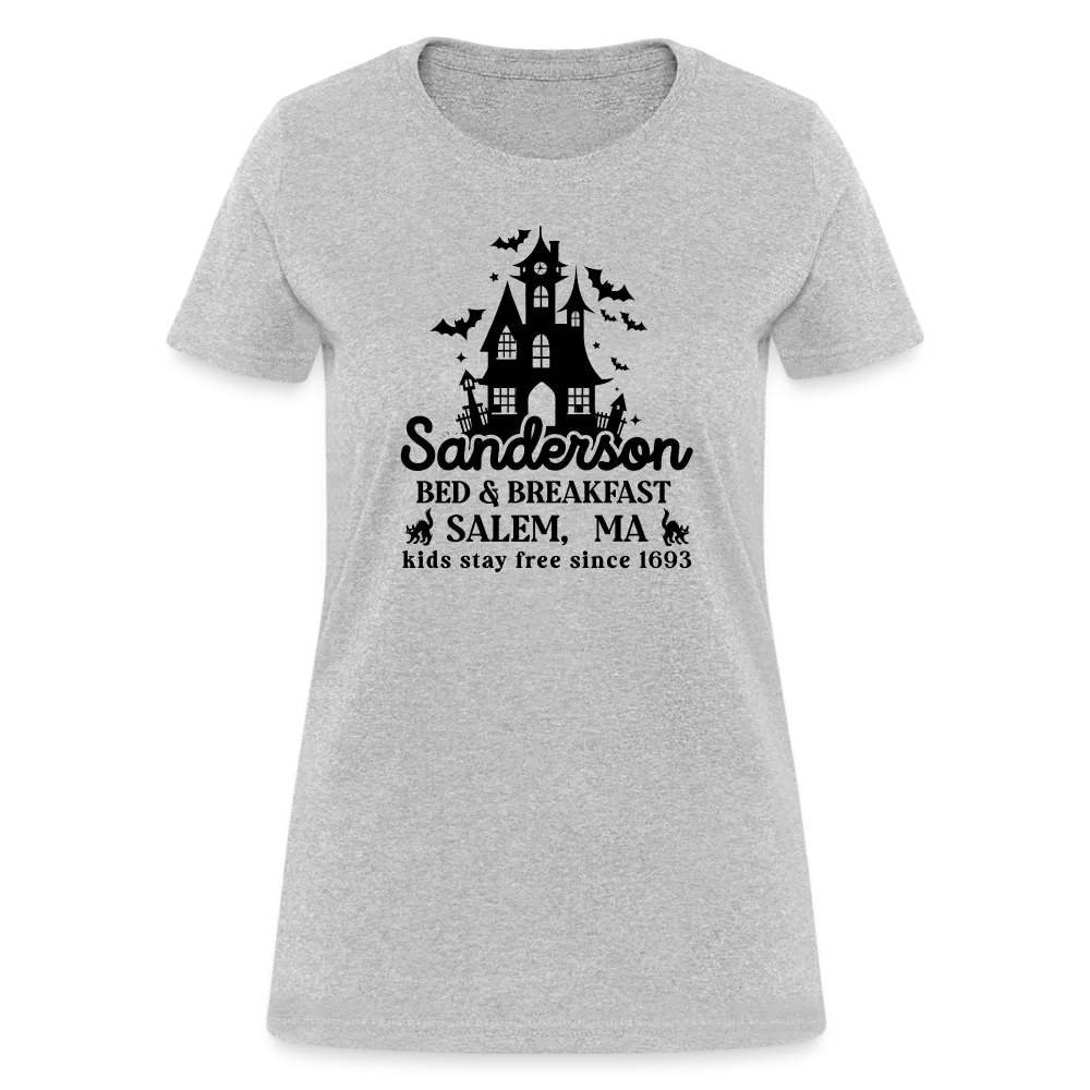 Sanderson Bed & Breakfast Salem MA Women's Contoured T-Shirt (Halloween)