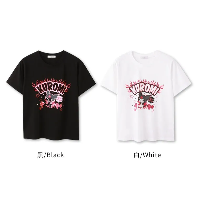 Sanrio Fire Kuromi T-Shirt Top