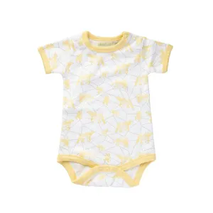 Sapling Galaxy Bear Yellow  Short Sleeve Bodysuit