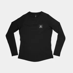Saysky | Blaze Long Sleeve | Lightweight Fleece | Dames | Black