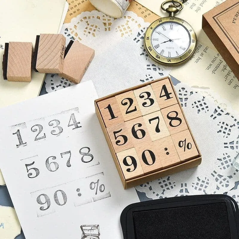 Schedule Weekly/Monthly/Daily Wooden Stamps