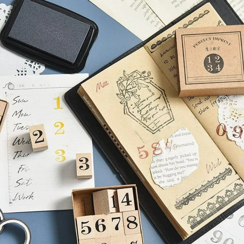 Schedule Weekly/Monthly/Daily Wooden Stamps