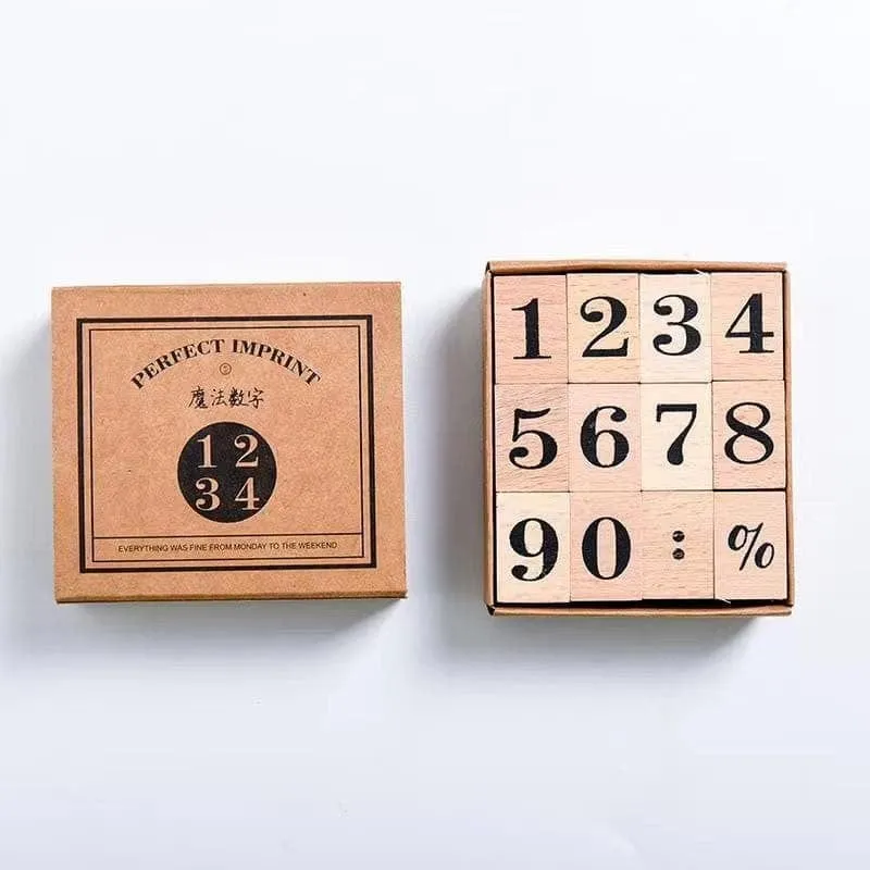 Schedule Weekly/Monthly/Daily Wooden Stamps
