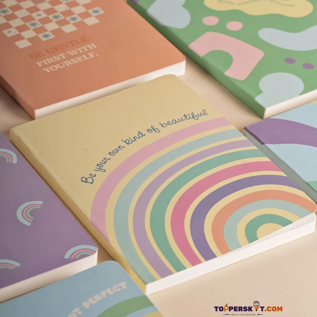 Scholar A6 Be Your Own Kind of Beautiful Diary - Unruled (Pack of 1)