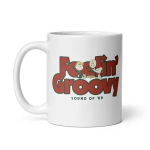 Schroeder Feelin Groovy White Mug