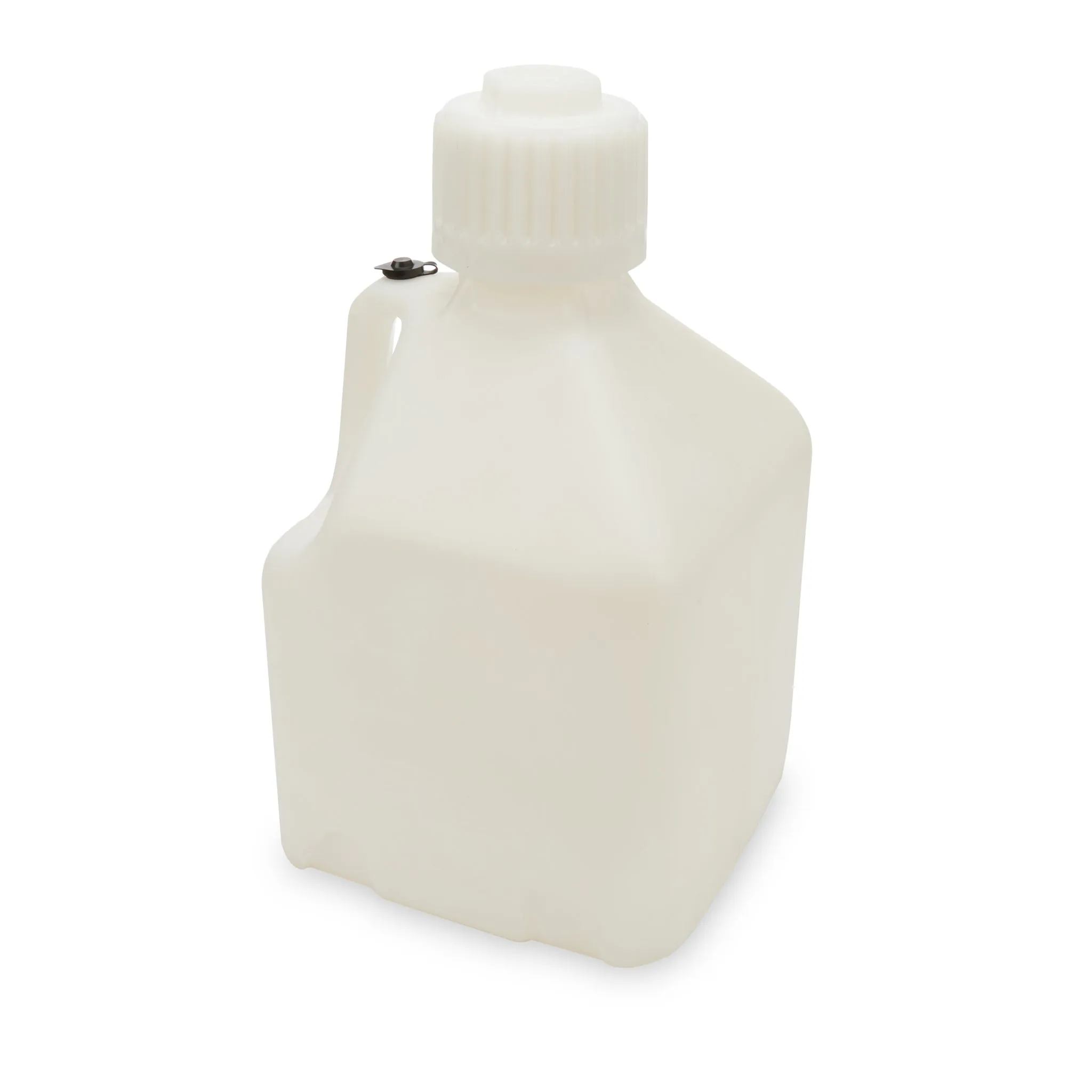Scribner Utility Jug - 9-1/2 x 9-1/2 x 16" Tall - O-Ring Seal Cap - Flip-Up Vent - Square - Plastic - White