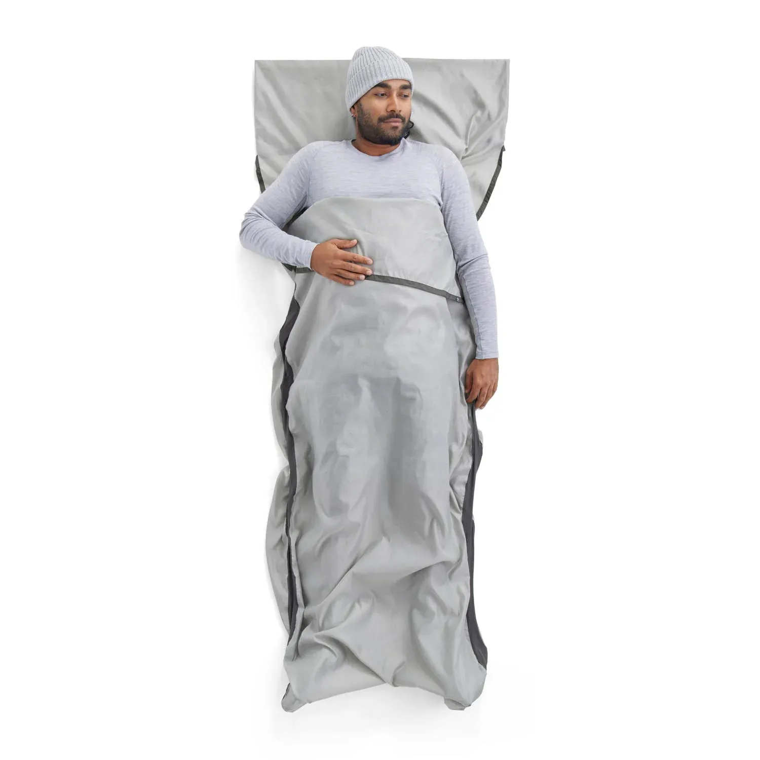 Sea To Summit Silk Blend Sleeping Bag Liner Rectangular Moonstruck Grey | Buy Sea To Summit Silk Blend Sleeping Bag Liner Rectangular Moonstruck Grey here | Outnorth